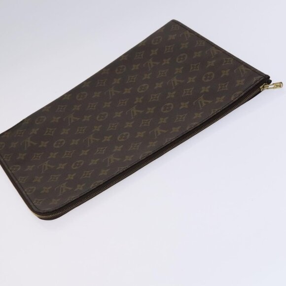 LOUIS VUITTON Monogram Posh Documents Clutch Bag M53456 LV Auth EC947 - Picture 7 of 16